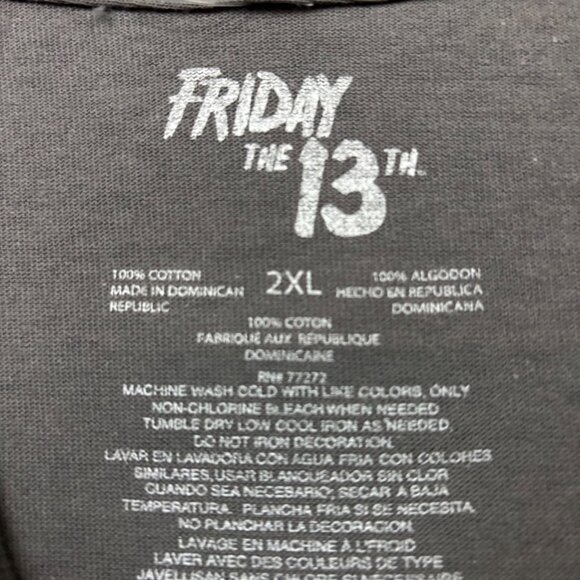 Friday the 13th “Jason Voorhees” Camp Crystal Lake T-Shirt Size 2XL - Picture 4 of 4